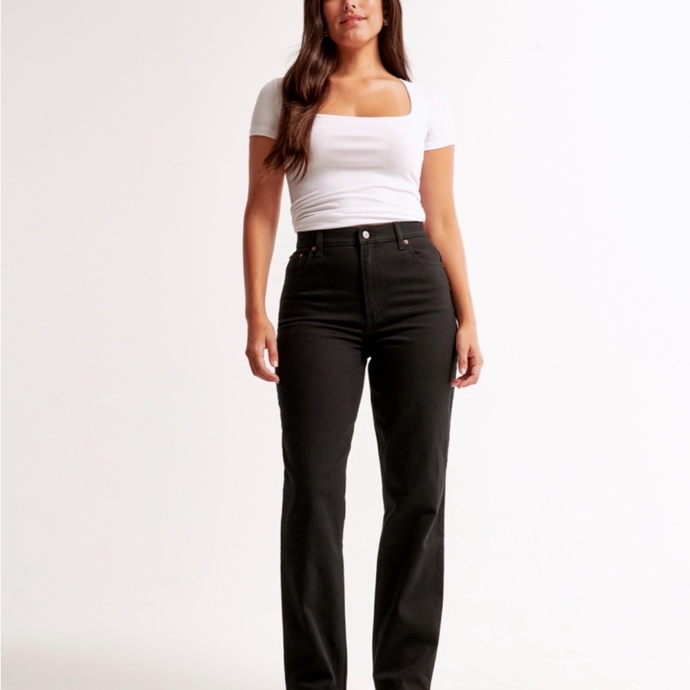 Abercrombie Ultra High Rise 90’s Straight Curve Love Women's Jeans
